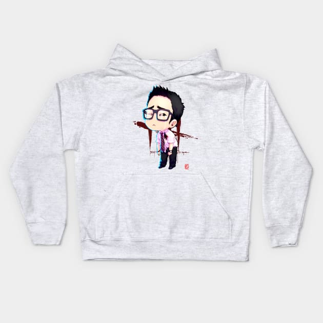 DBD CHIBI survivor Dwight Kids Hoodie by ArchiriUsagi